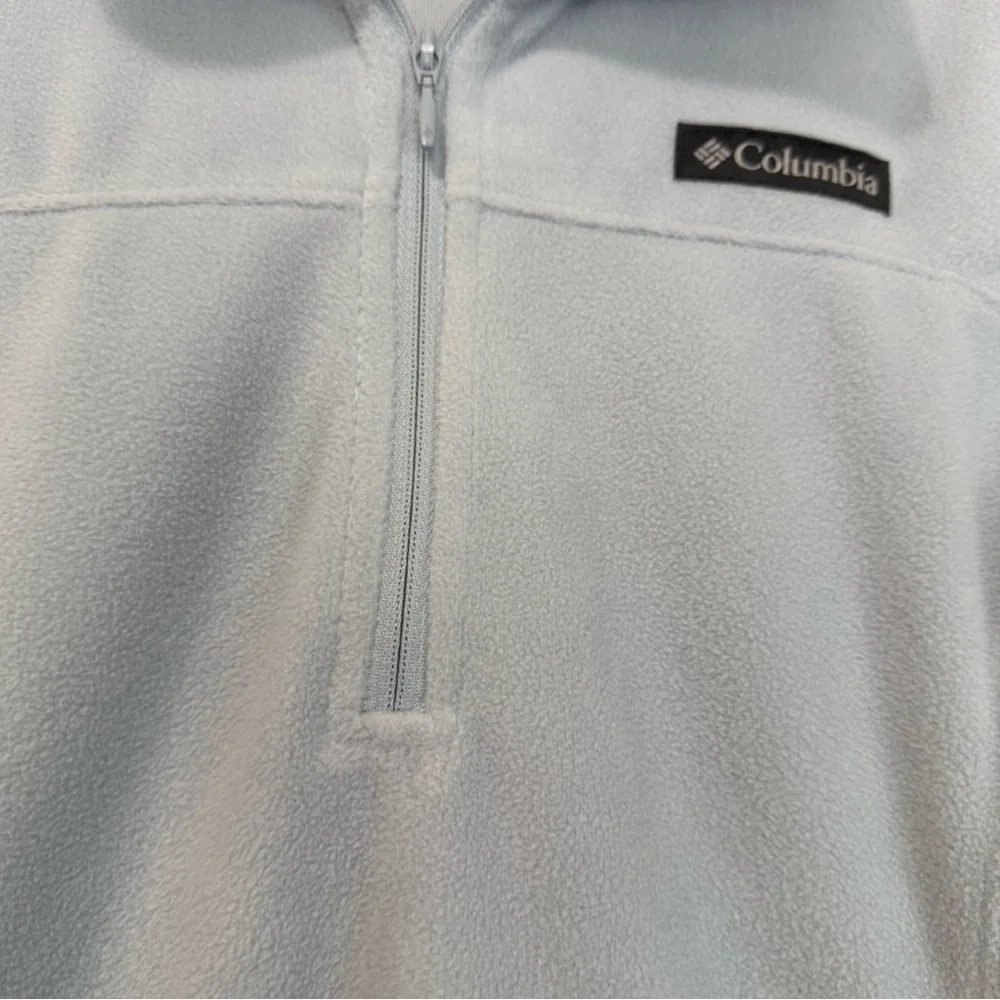 Columbia Quarter Zip Blue Women’s Fleece Pullover Sweater NWT - Picture 6 of 6